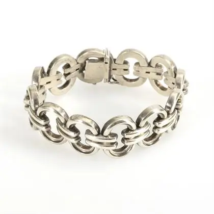 Bracelet à maillons en argent
