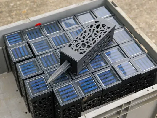 Lumière solaire de sol