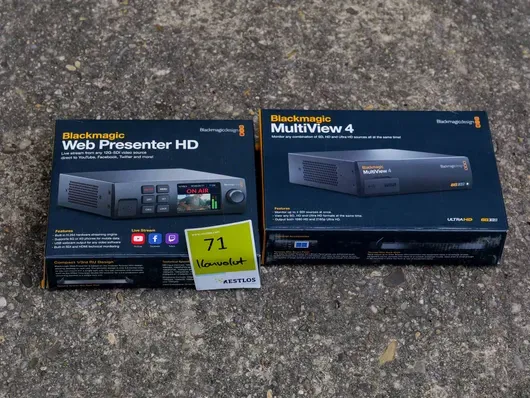 Blackmagic Design 1x MultiView 4, Web Presenter HD