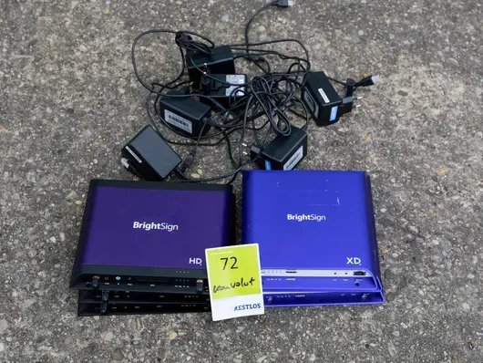 BrightSign 3x HD1025, 3x XD234