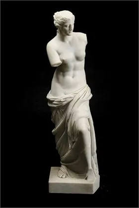 Groot marmeren beeld van de Venus van Milo