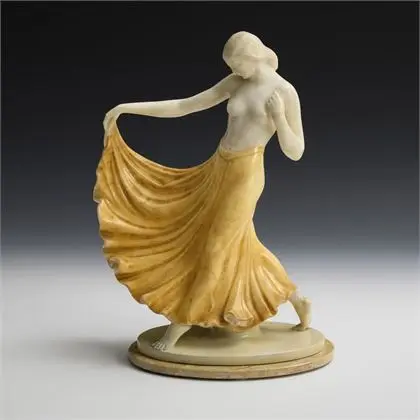 SCHLIEPSTEIN, Gerhard (1886 Braunschweig - 1963 Berlijn). Danseres met gele rok