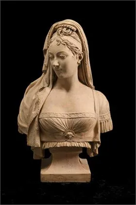 CHINARD, Joseph (1756 Lyon - 1813 tamtéž). Busta ženy v empírovém oděvu