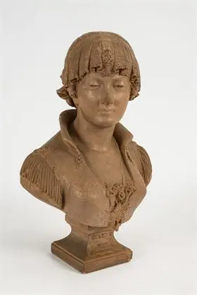 CERIBELLI, Cesar Costantino R. (1841 Rome - 1918 Parijs). Buste van Bianca Cappello