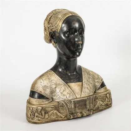 LAURANA, Francesco - nach. Polychrome Damenbüste