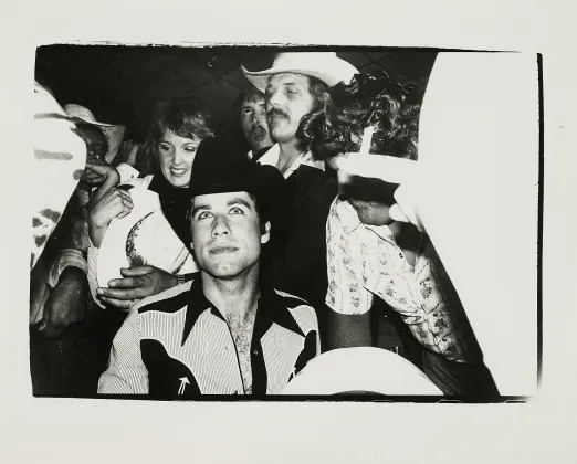 John Travolta at Urban Cowboy Premier Party