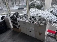 1 partij aluminium velgen, 6 sets (verschillende fabrikanten en afmetingen)