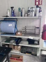 1 shelf with contents