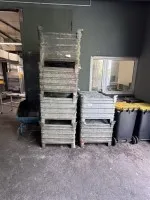 8 conteneurs en acier, galvanisés