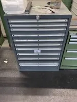 1 metal tool drawer cabinet, 11-drawer