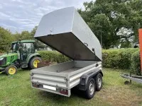 1 двухосный прицеп Westfalia - Heinemann 5162W4 с кузовом и крышкой из стеклопластика