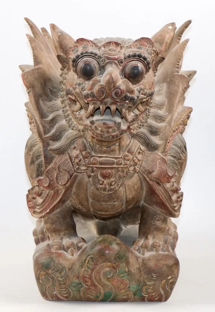Garuda – Holzfigur, geschnitzt u