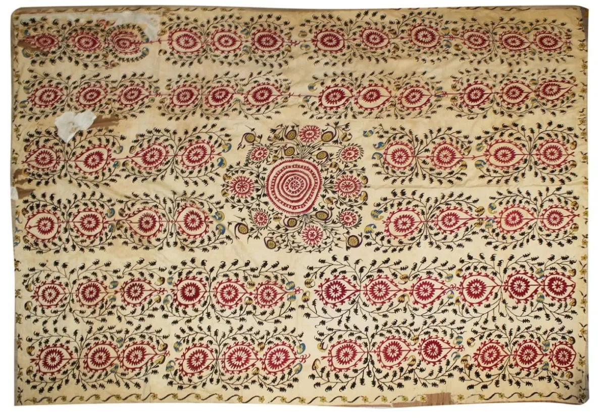 Kantha – großer Wandbehang Indien 19.Jh
