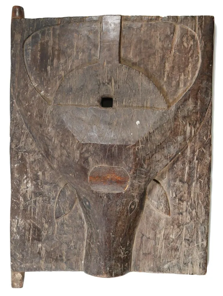 Sulawesi Toraja – Holztür wohl eines Kornspeichers