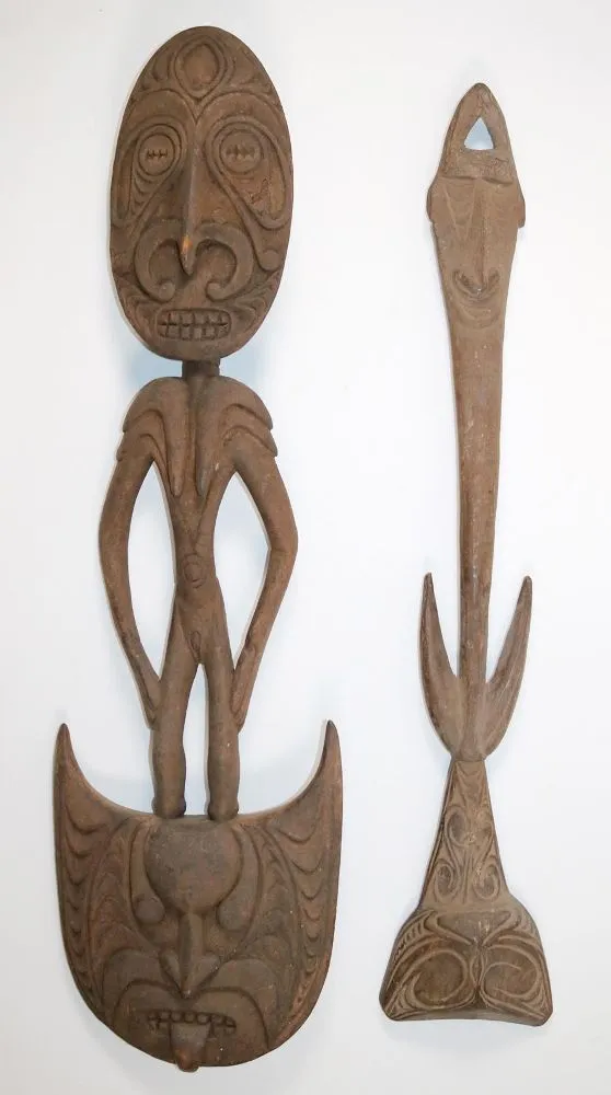 Suspension Hooks. – Papua Neuguinea paar Vorratshaken