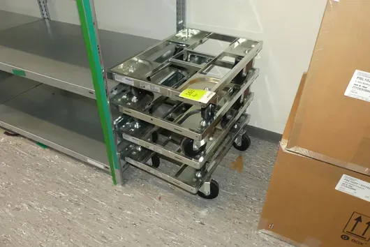 4x Transport rollers for Euro containers