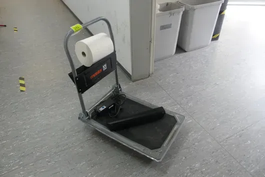 Chariot plateforme MEISTER, pliable, sans contenu