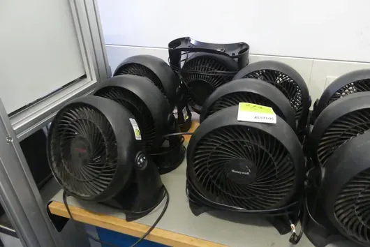 7x HONEYWELL tafelventilator