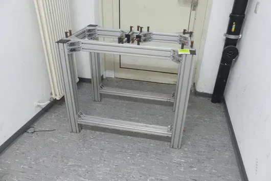 Machineframe/onderstel van aluminium constructieprofielen