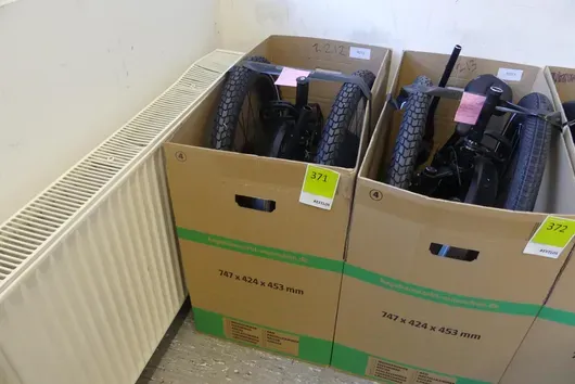 Partij fietsonderdelen