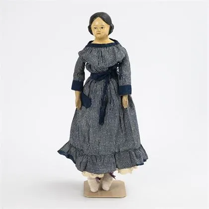 Biedermeier-Brustkopfpuppe