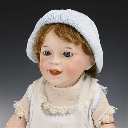 Lachendes französisches Charakterbaby. Société Francaise de Fabrication de Bébés et Jouets