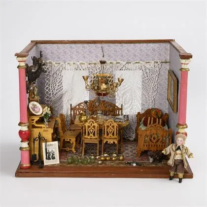 Puppenstube als Jagdzimmer