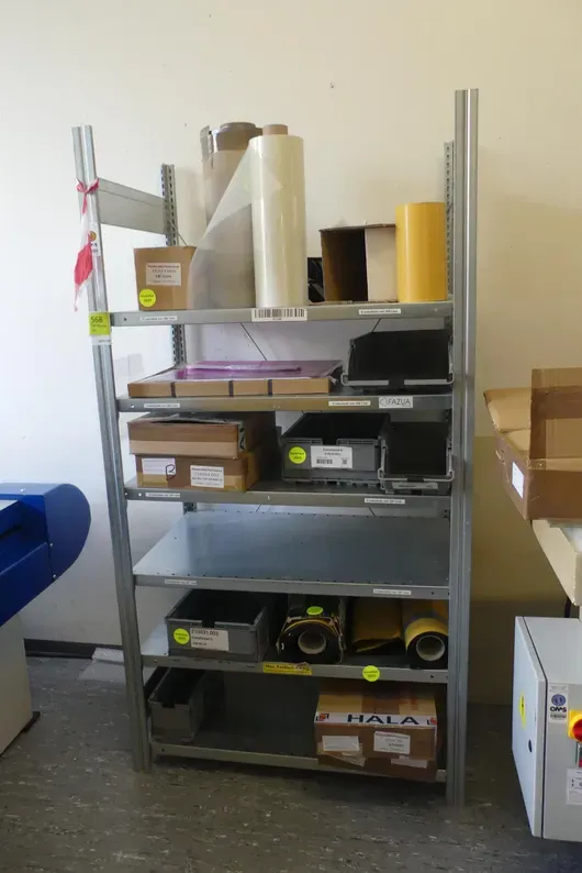 Storage shelf, 1 bay, without contents