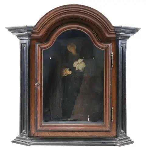 Figure de saint – en cire du XIXe siècle