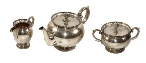 Koch & Bergfeld – Teekern in 800 Silber