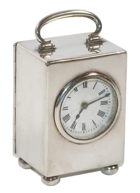 Reiseuhr London. – 925 Sterling Silber