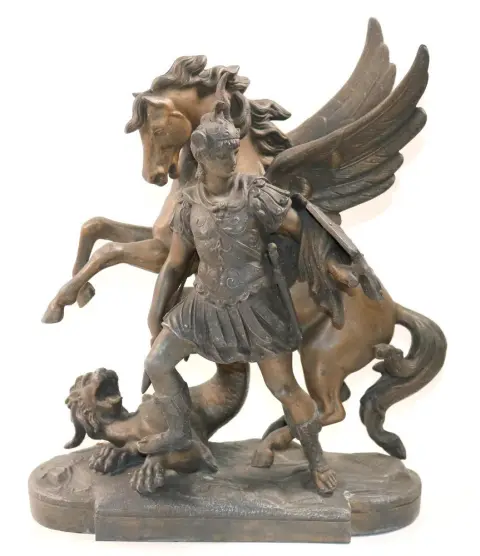 Pégase et Persée – vainquant Ketos le monstre marin