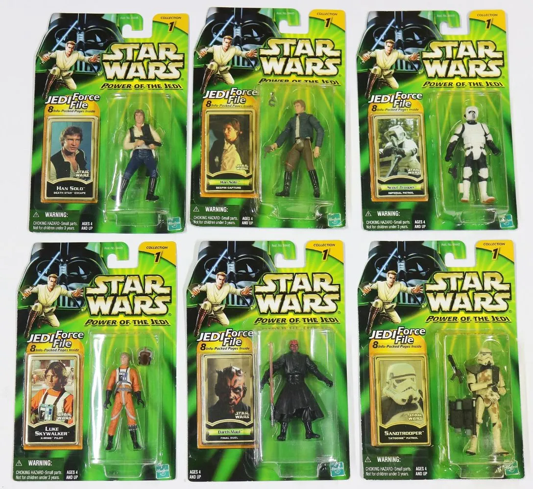 Star Wars – 22 actiefiguren "Power Of The Jedi" van Hasbro, 2000-2001