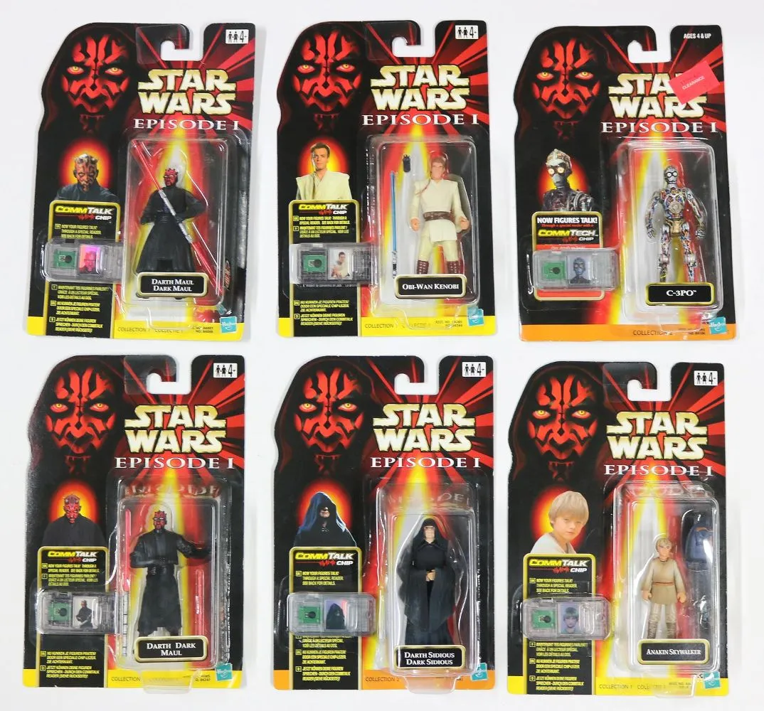 Star Wars – 22 Action Figures "Episode I" von Hasbro, 1999-2000