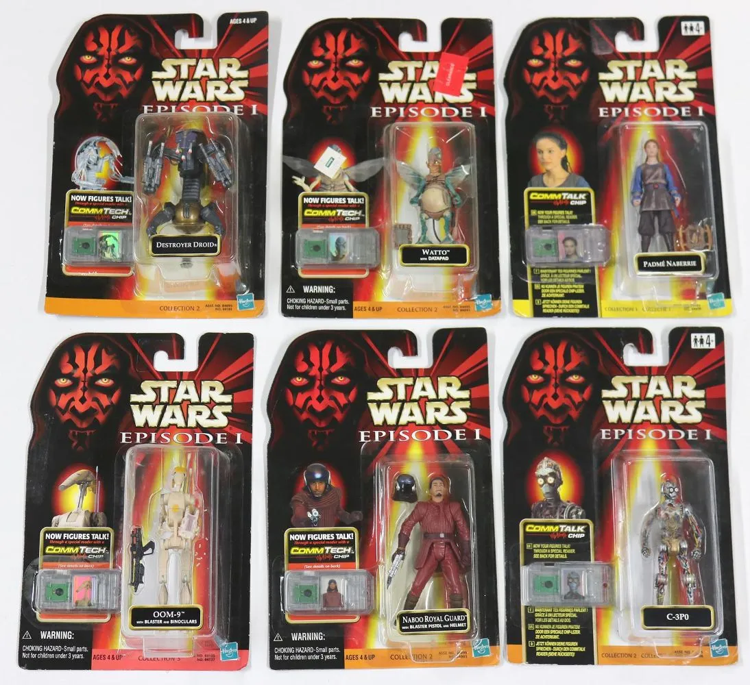 Star Wars – 22 Action Figures "Episode I" von Hasbro, 1999-2000