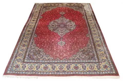 Tabriz – Magnifique tapis principal avec grand médaillon central