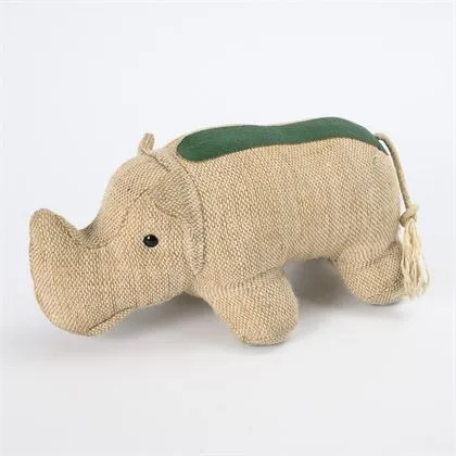 Kleines Rupfentier "Nashorn". Renate Müller und Helene Haeusler