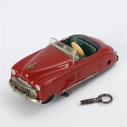 Rotes Radio-Auto "4012". Schuco