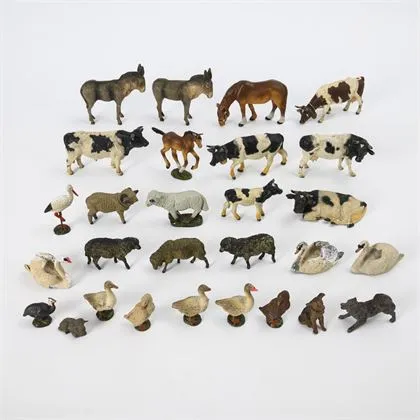 27 Bauernhoftiere aus Masse