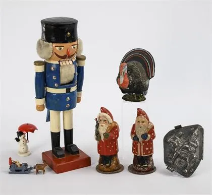 Weihnachtskonvolut mit Nussknacker