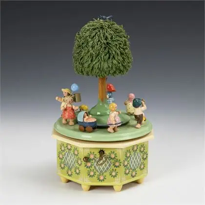 Boîte à musique avec figurines, dans le style de Wendt & Kühn. Erzgebirge