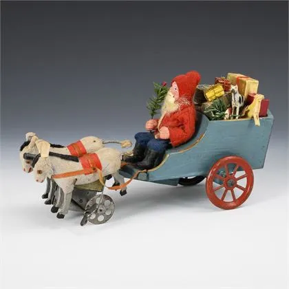 Chariot mécanique à âne en carton
