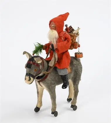 Père Noël sur âne Nickesel
