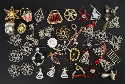 Konvolut Gablonzer Christbaumschmuck