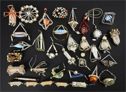 Konvolut Gablonzer Christbaumschmuck