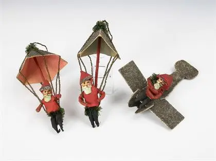 3 pièces rares de décoration de sapin de Noël