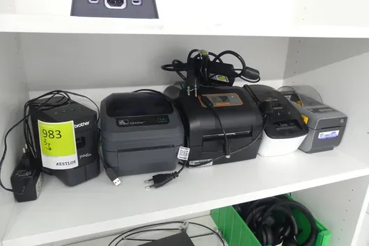 Lot of label printers, 5 pieces