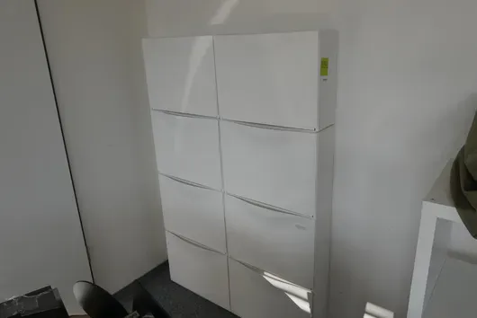 Schuhregalkombination, wandmontiert