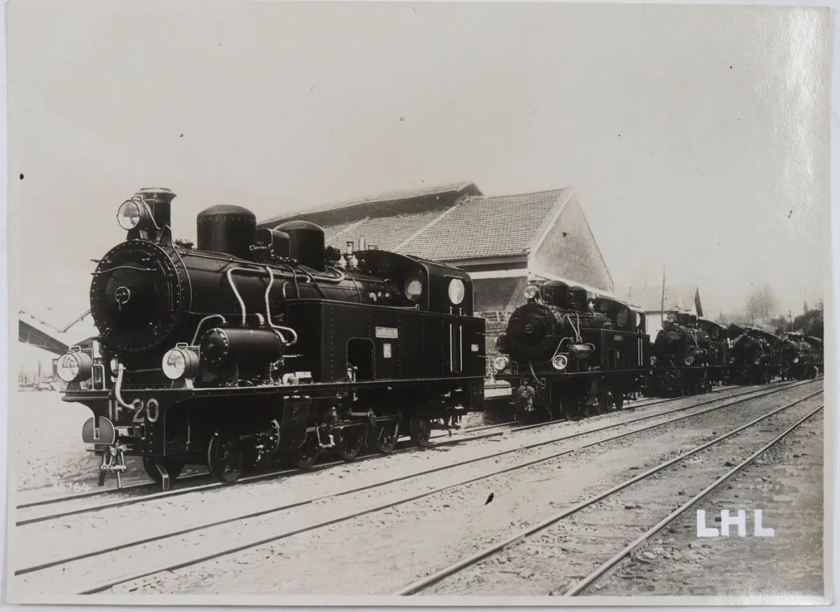 Locomotives et wagons. – Collection historique de photos