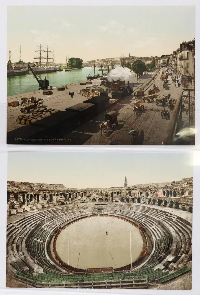 Photochrom. – 8 fotochromů z Nice, Monaka a